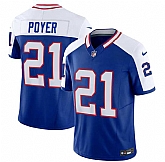 Men & Women & Youth Buffalo Bills #21 Jordan Poyer Blue White 2023 F.U.S.E. Throwback Vapor Untouchable Limited Football Stitched Jersey,baseball caps,new era cap wholesale,wholesale hats